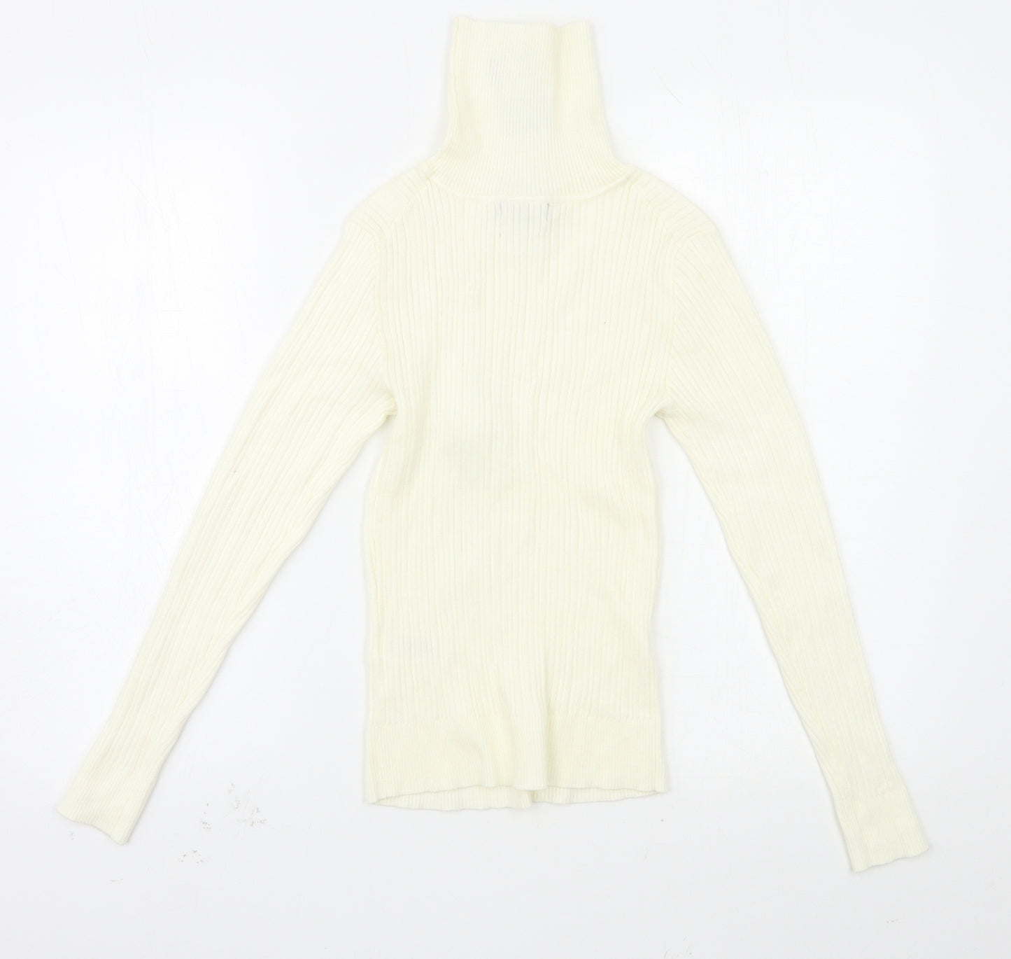 Primark Womens White   Pullover Jumper Size M