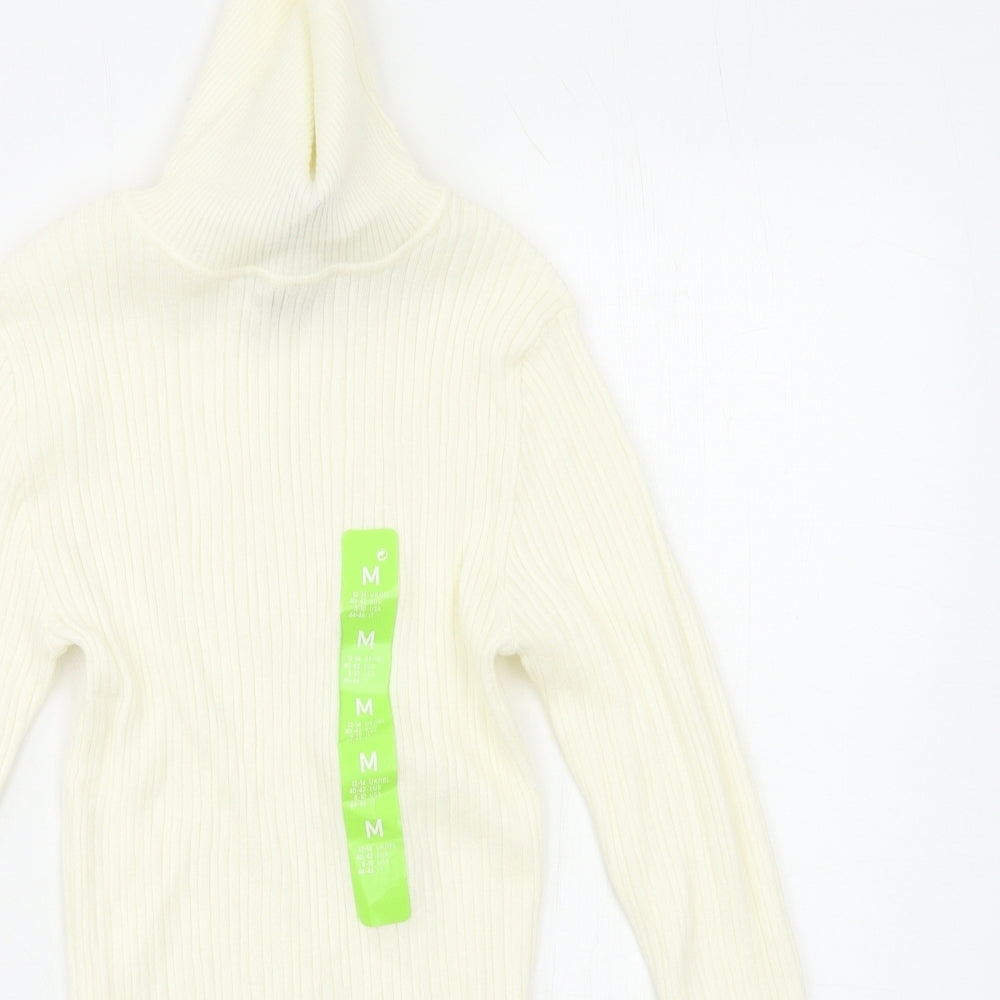 Primark Womens White   Pullover Jumper Size M