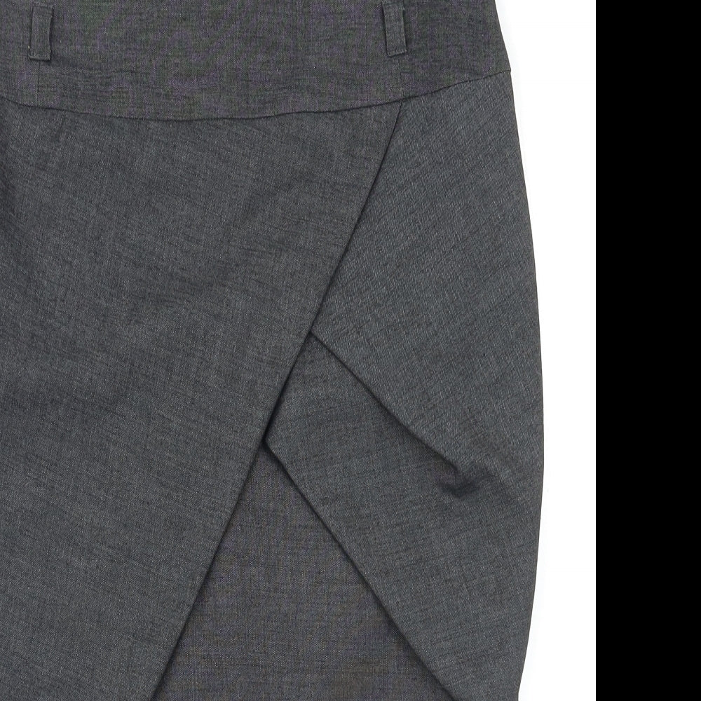 F&F Womens Grey   Straight & Pencil Skirt Size 10