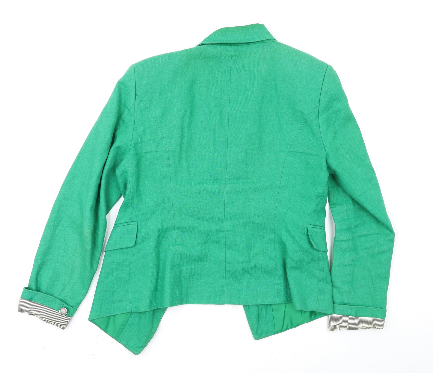 Mango Womens Green   Jacket Blazer Size L
