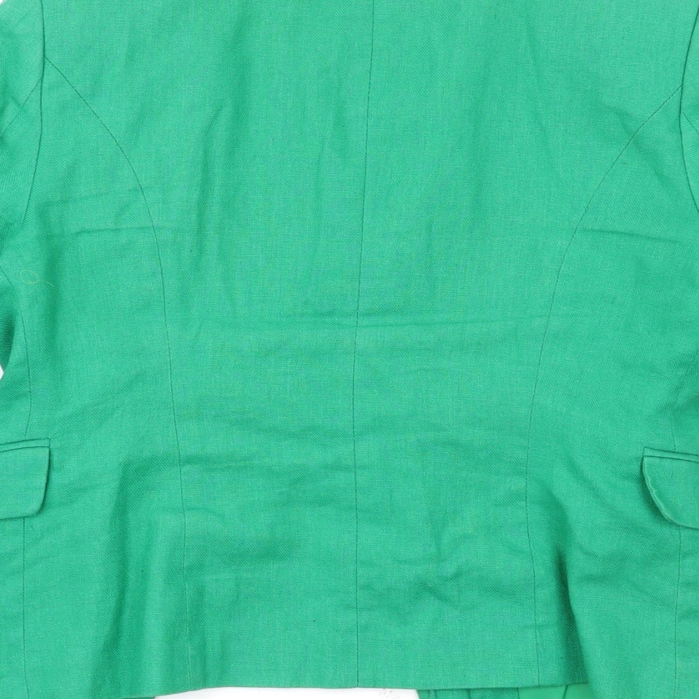 Mango Womens Green   Jacket Blazer Size L
