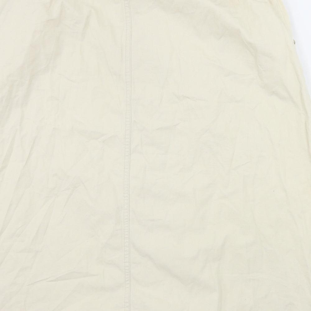 Marks and Spencer  Womens Beige   A-Line Skirt Size 16