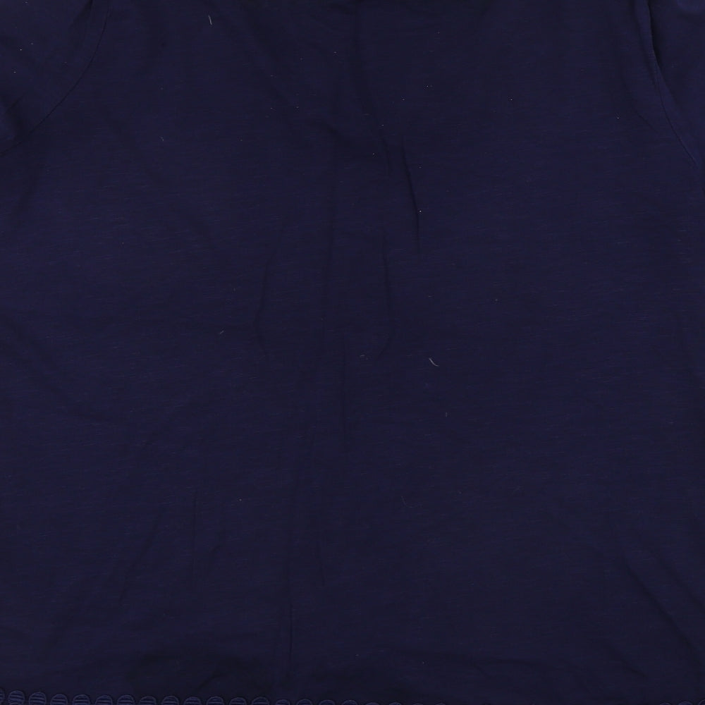 George  Womens Blue   Basic T-Shirt Size 12