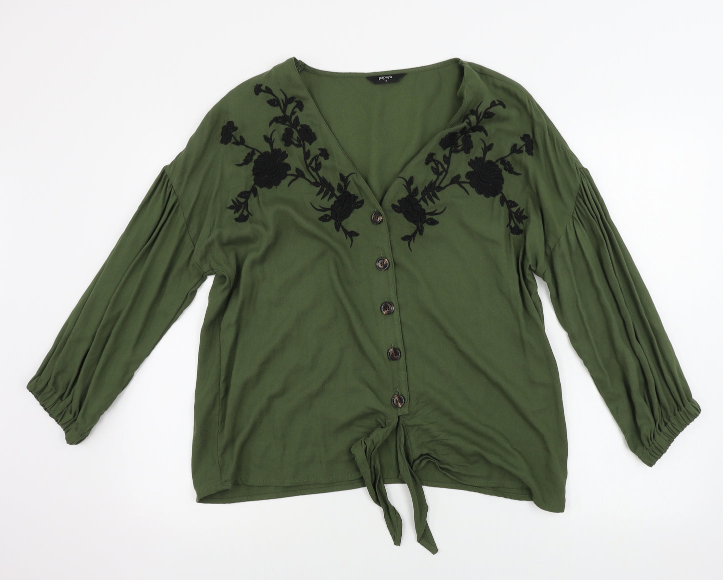Matalan Womens Green   Basic Blouse Size 12