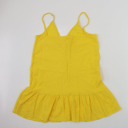 Preworn  Womens Yellow   Basic Blouse Size M