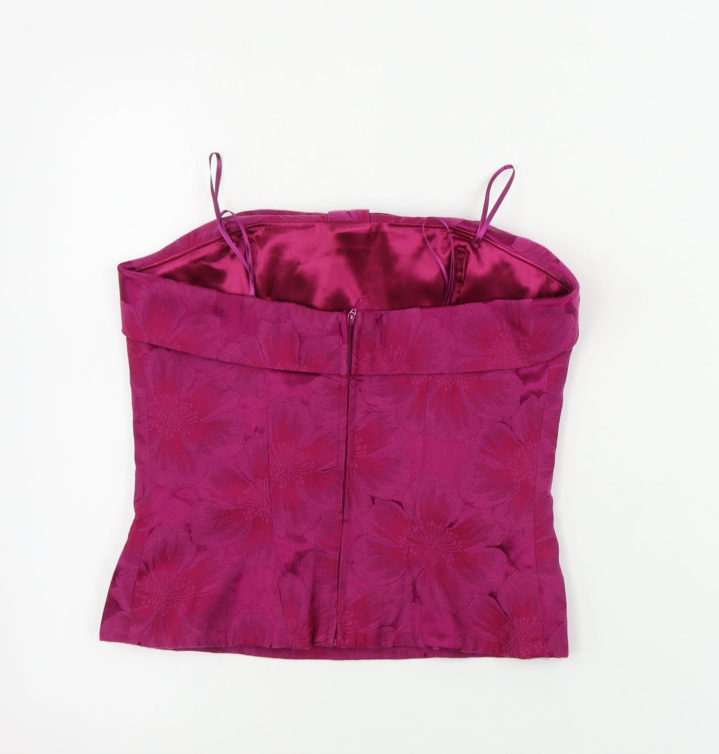 NEXT  Womens Pink Floral  Cropped Tank Size 8