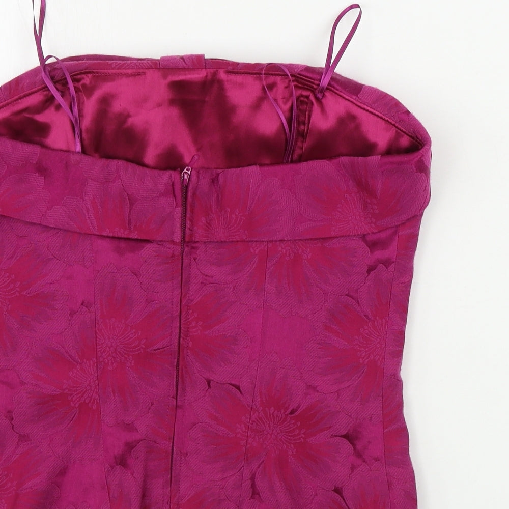 NEXT  Womens Pink Floral  Cropped Tank Size 8