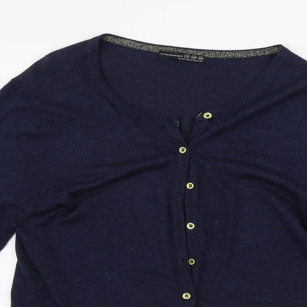 Atmosphere  Womens Blue   Cardigan Jumper Size 12