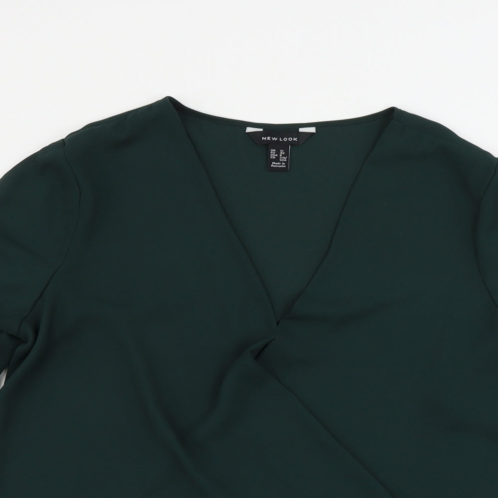 New Look  Womens Green   Basic Blouse Size 12