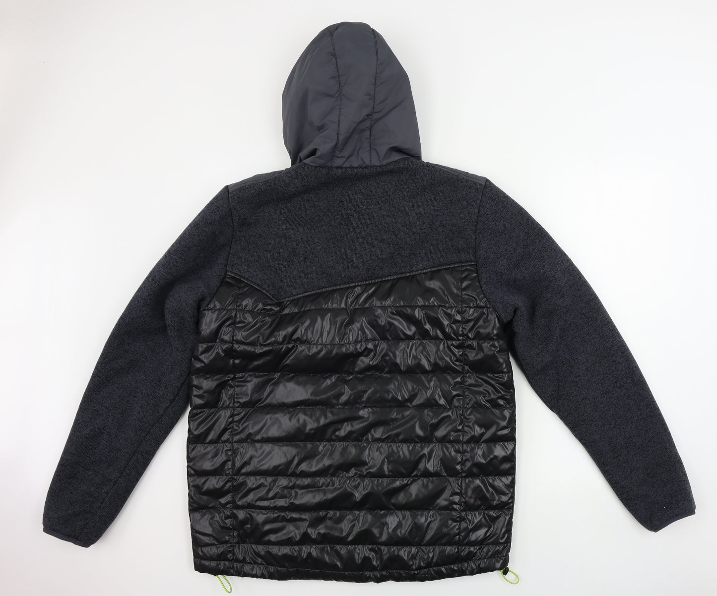 maler Mens Black   Jacket Coat Size L