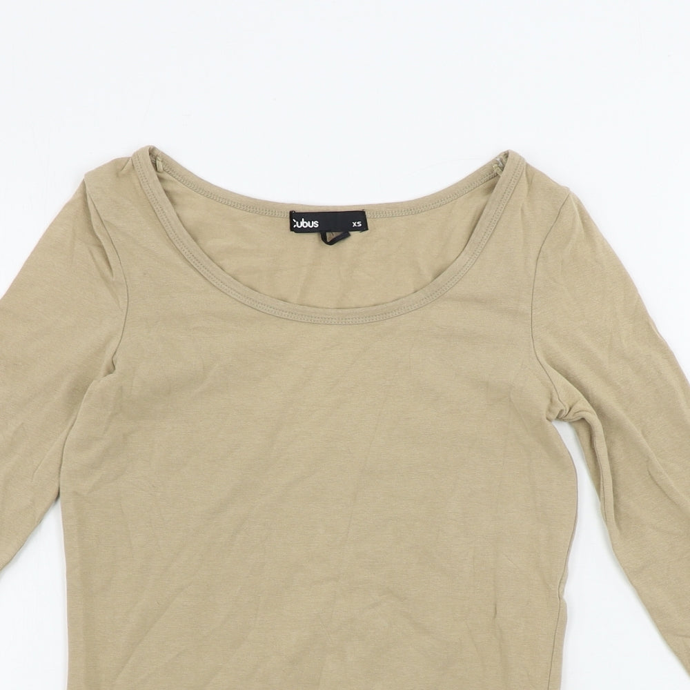 Cubus Womens Beige   Basic T-Shirt Size XS