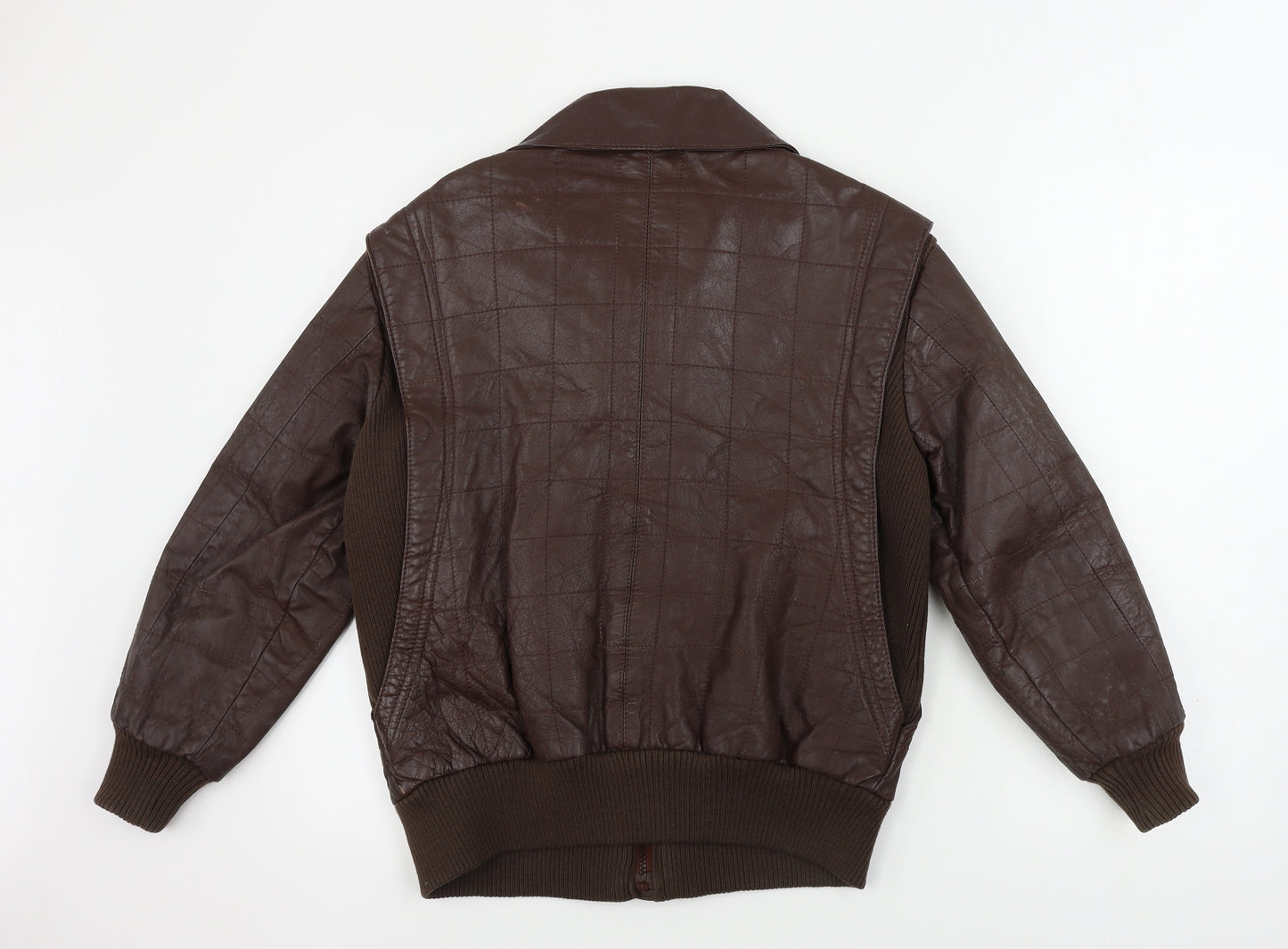 Leather Craft  Womens Brown   Jacket Coat Size 12