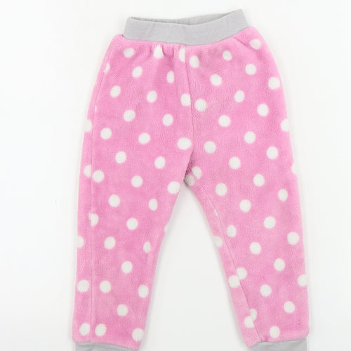 PJ Collections  Girls Pink   Sweatpants Trousers Size 3-4 Years