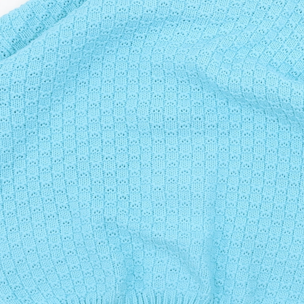 pink  Womens Blue   Cardigan Jumper Size M