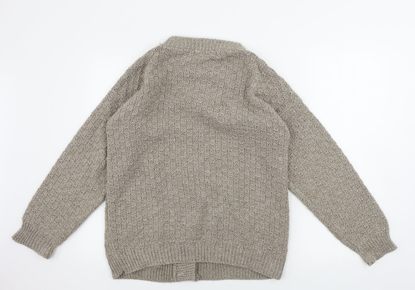 pink  Womens Brown   Cardigan Jumper Size M