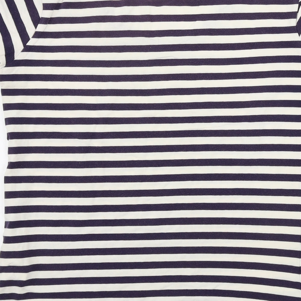 Atmosphere  Womens White Striped  Basic T-Shirt Size 16