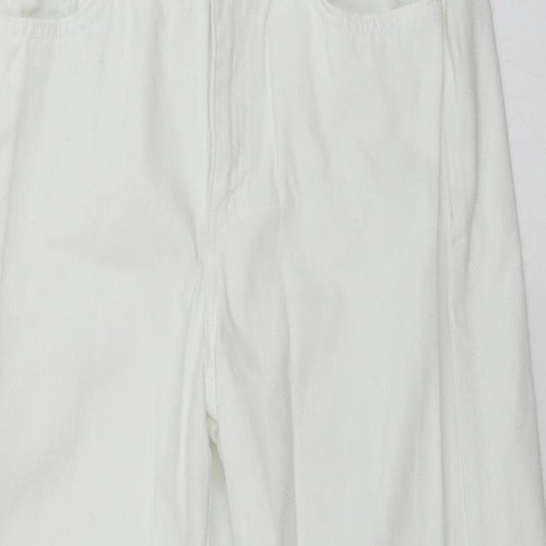 New Look  Womens White   Straight Jeans Size 10 L22 in