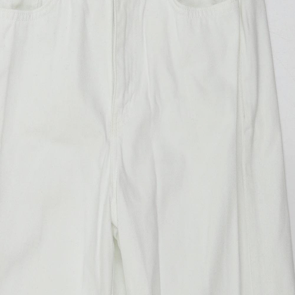 New Look  Womens White   Straight Jeans Size 10 L22 in