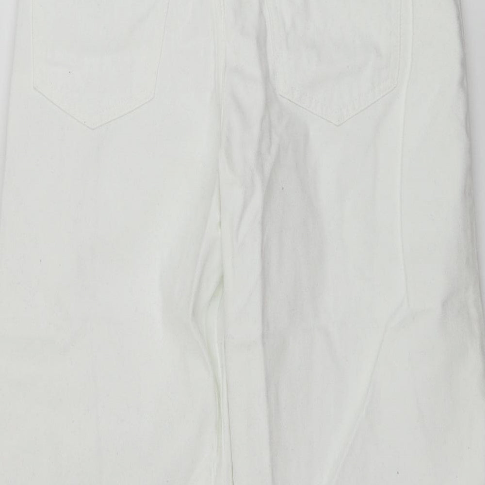 New Look  Womens White   Straight Jeans Size 10 L22 in