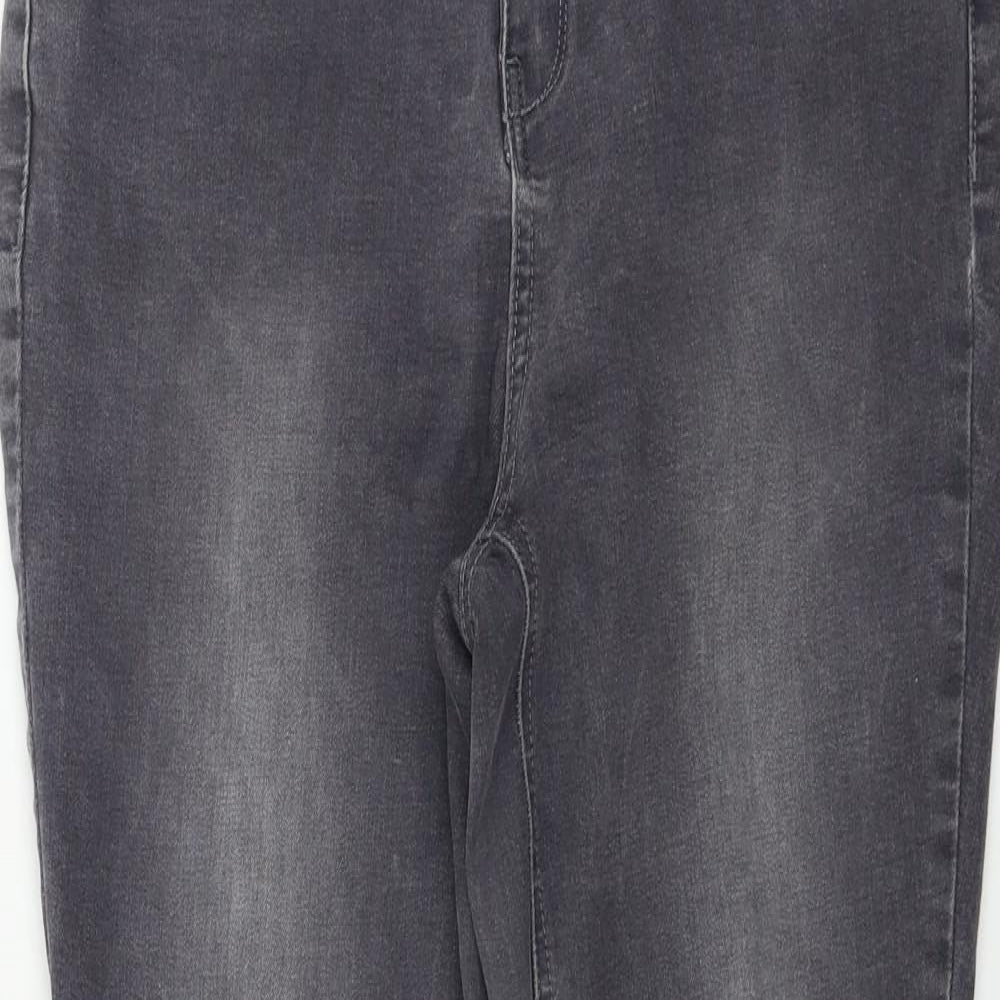 Preworn  Womens Grey   Skinny Jeans Size 28 in L25 in