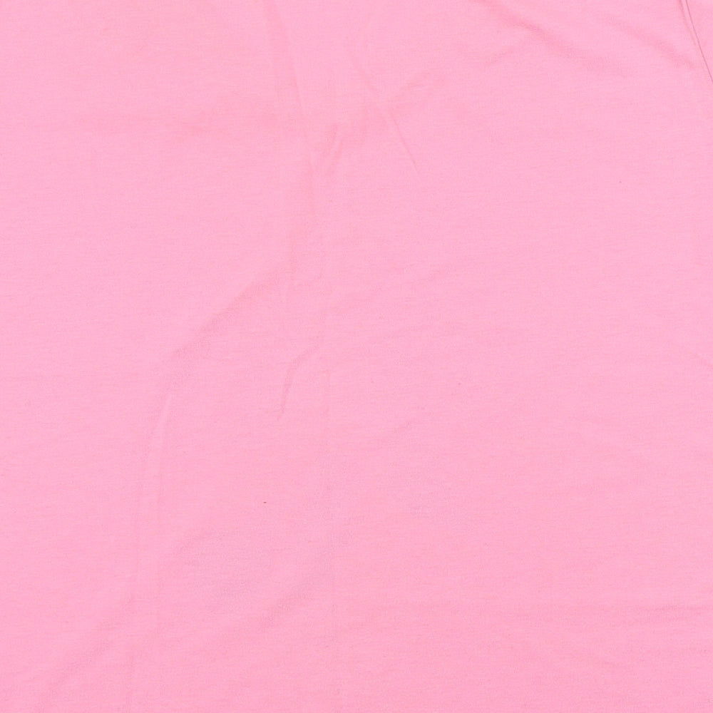 being casual   Womens Pink   Basic T-Shirt Size 14