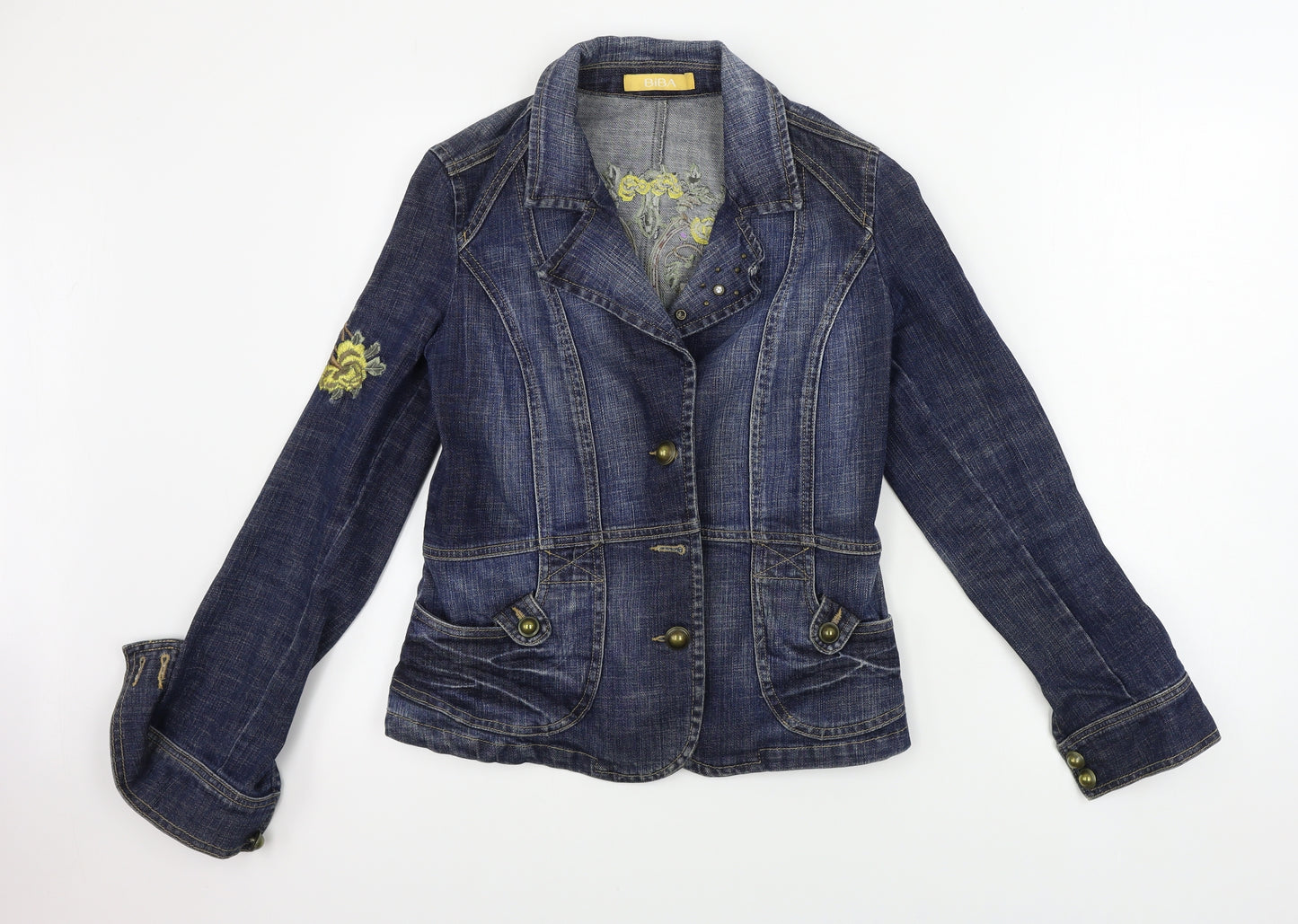 BiBA Womens Blue   Jacket Coat Size 10