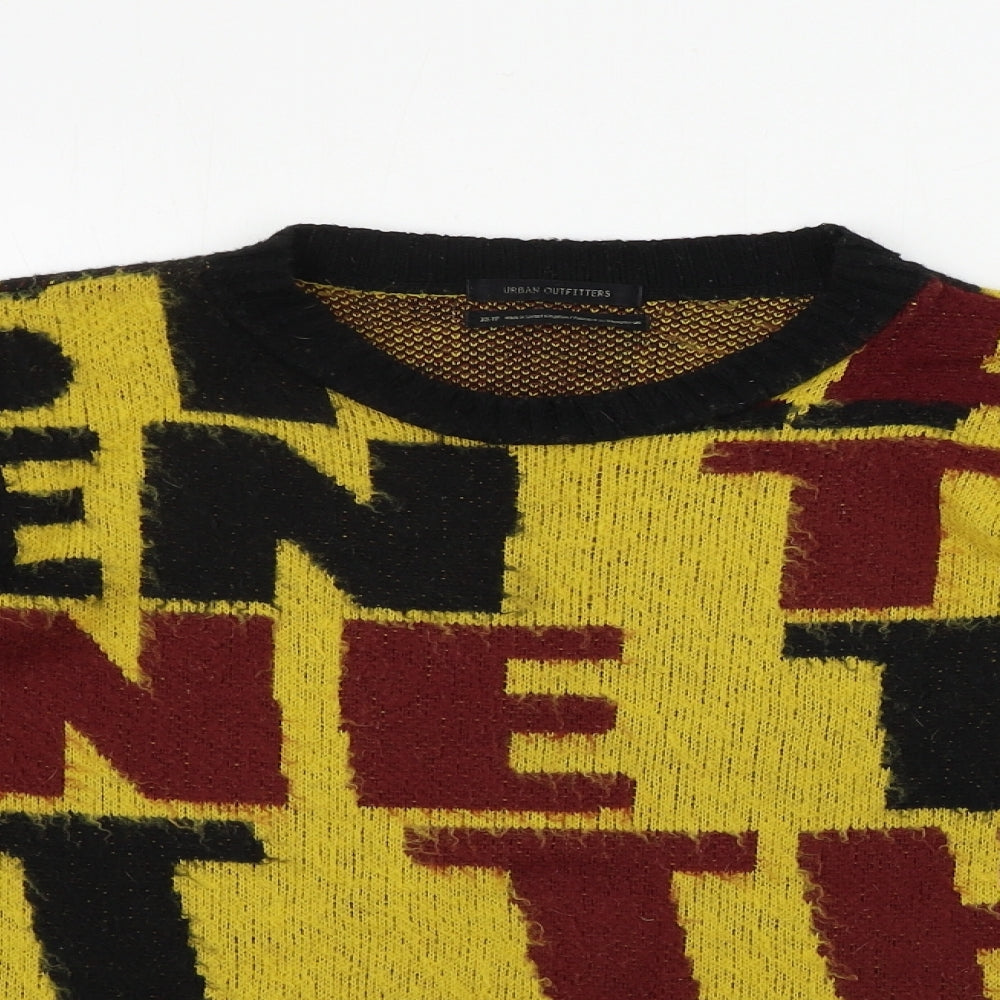 Urban Outfitters  Womens Yellow   Pullover Jumper Size XS