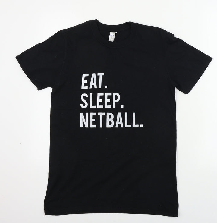 Gildan Womens Black   Basic T-Shirt Size S