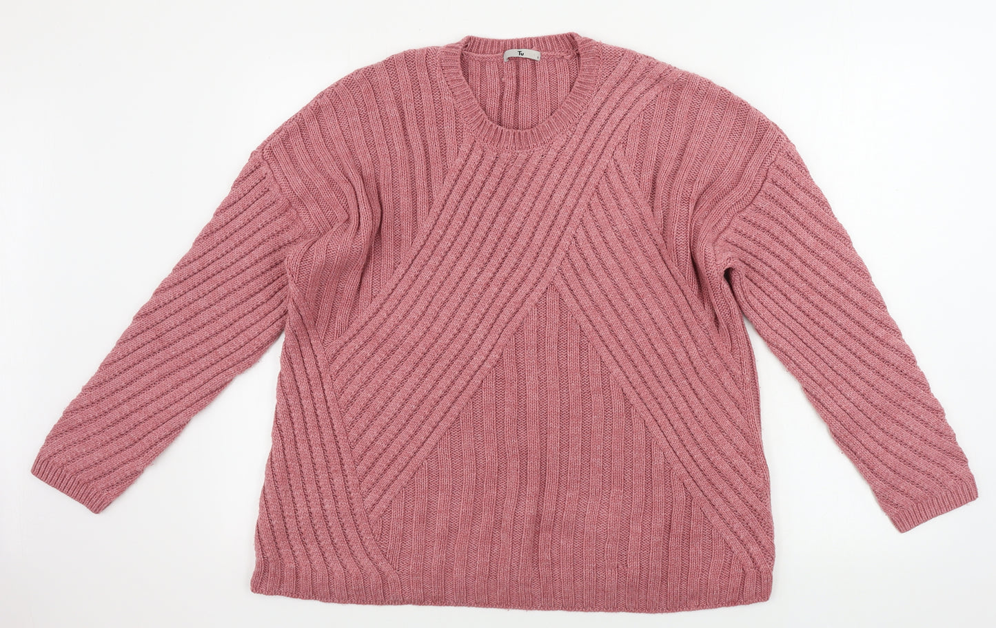 TU Womens Pink   Pullover Jumper Size 18