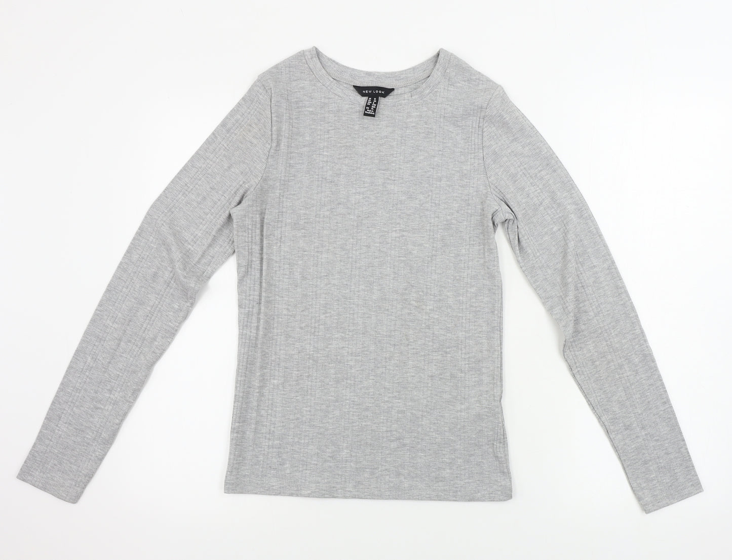 New Look  Womens Grey   Basic T-Shirt Size 12