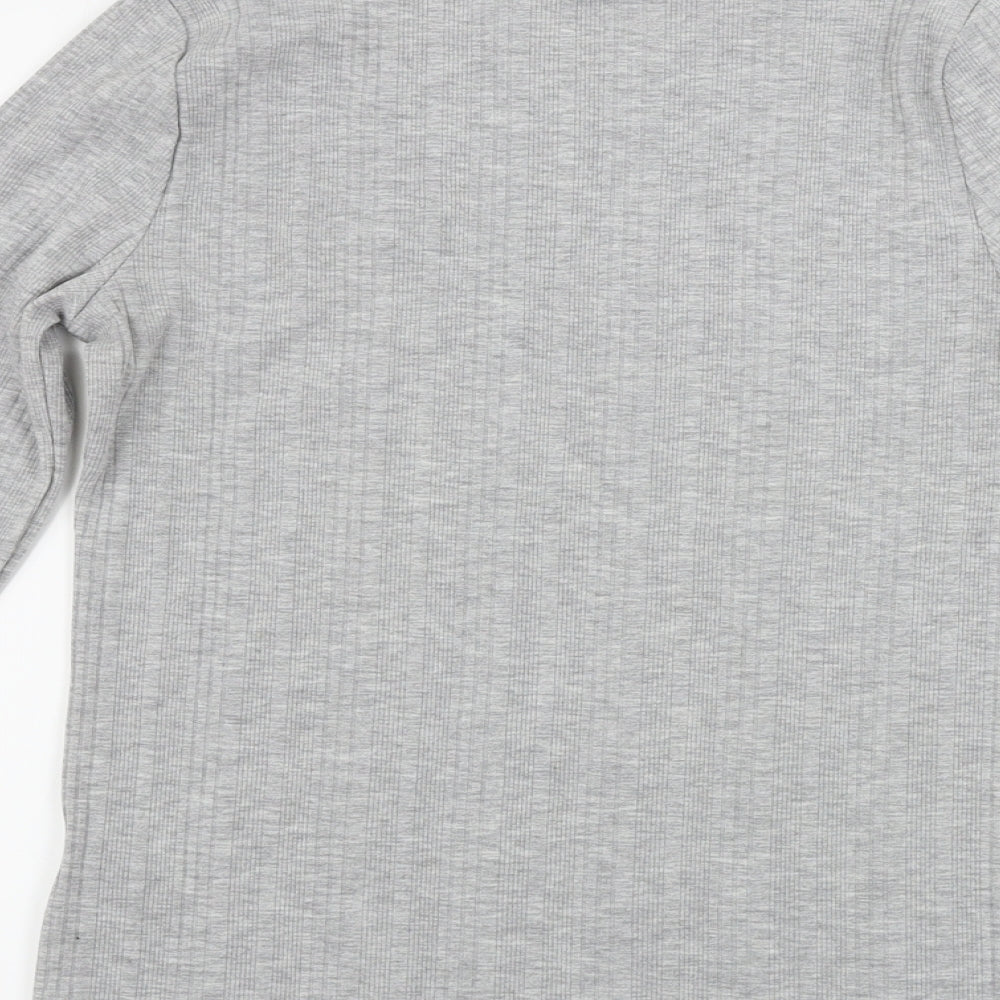 New Look  Womens Grey   Basic T-Shirt Size 12