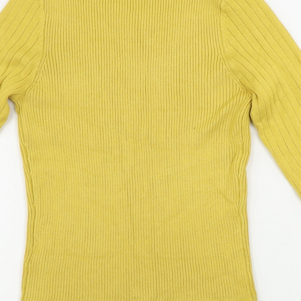 New Look  Womens Yellow   Pullover Jumper Size 12