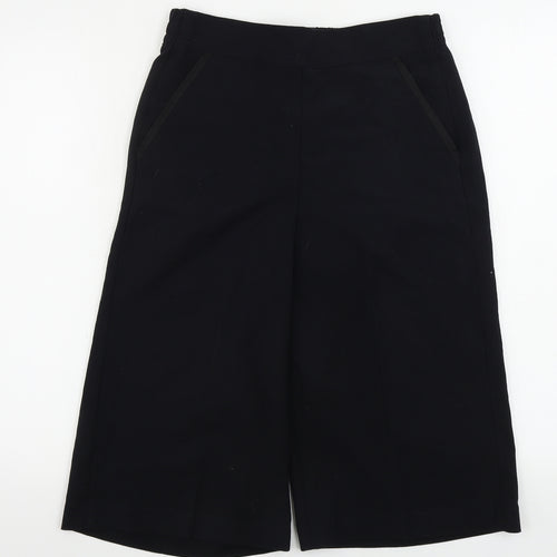 NEXT  Womens Black   Cropped Trousers Size 10 L20 in