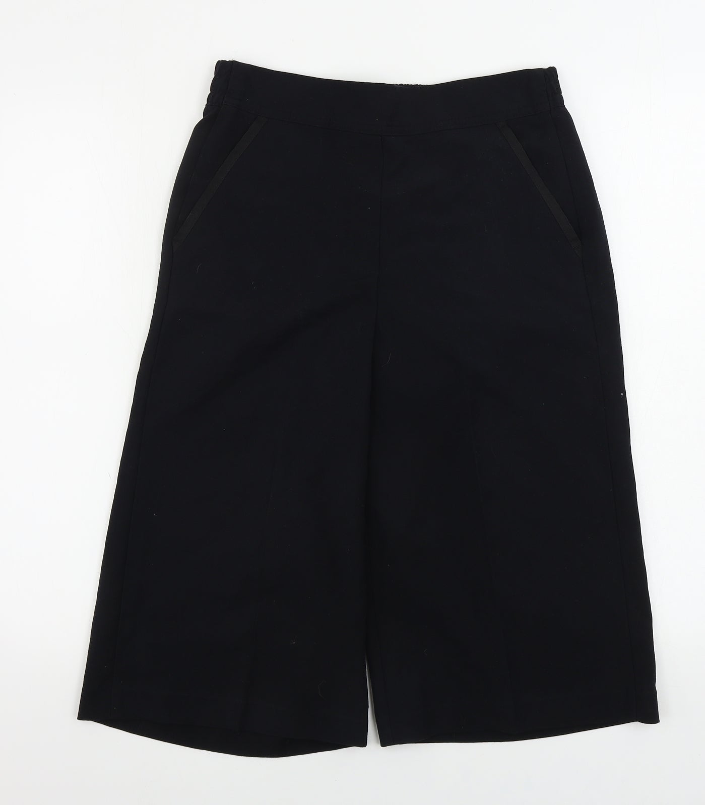 NEXT  Womens Black   Cropped Trousers Size 10 L20 in