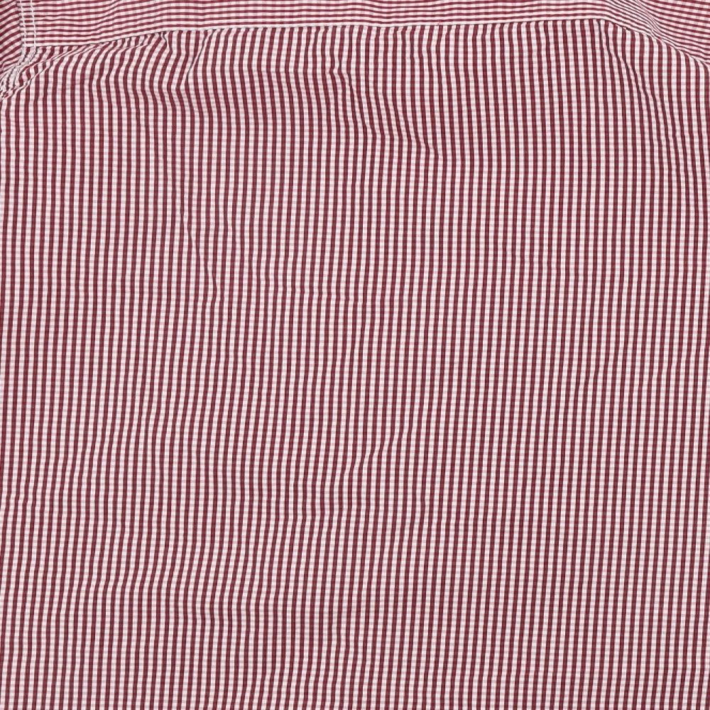 Fat Face Mens Red Check   Button-Up Size XL