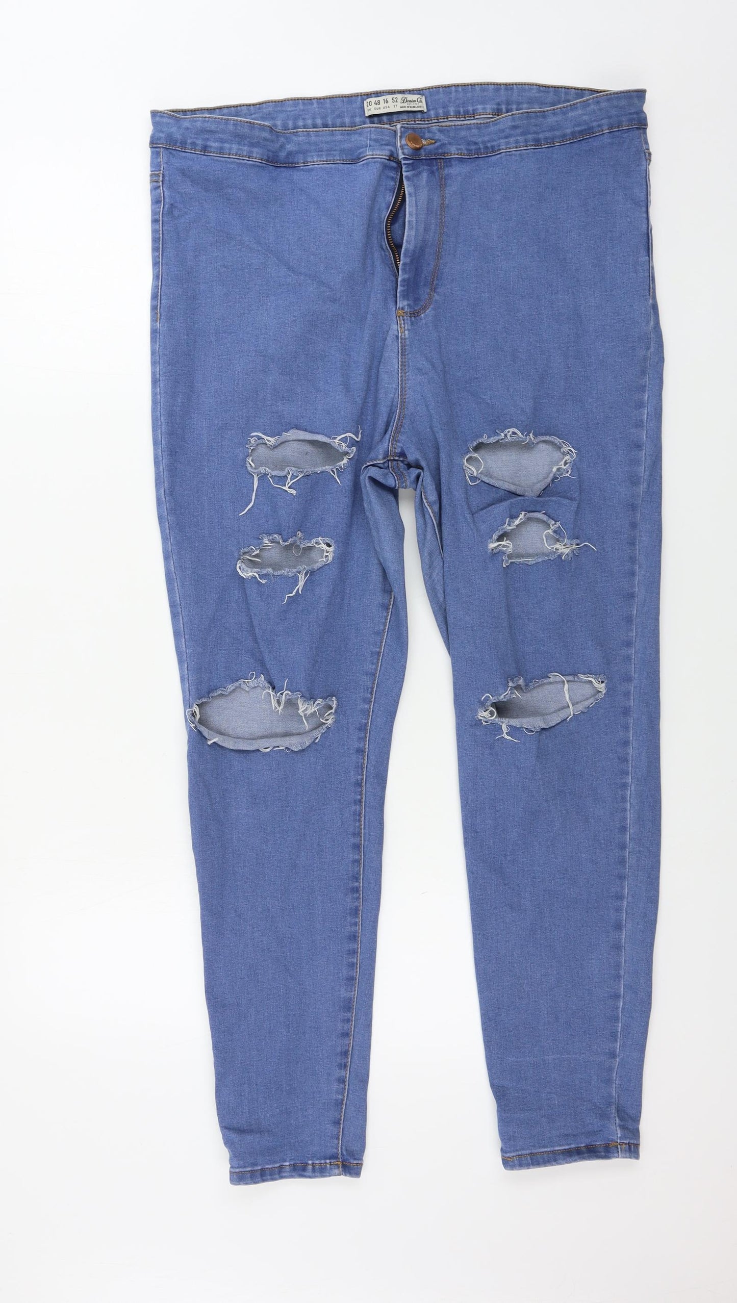 denim co Womens Blue   Jegging Jeans Size 20 L24 in