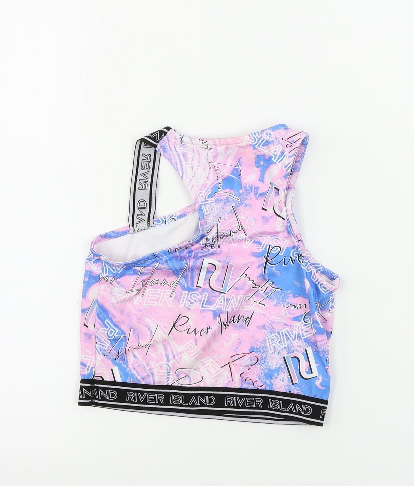 River Island  Girls Pink   Cropped Tank Size 9-10 Years