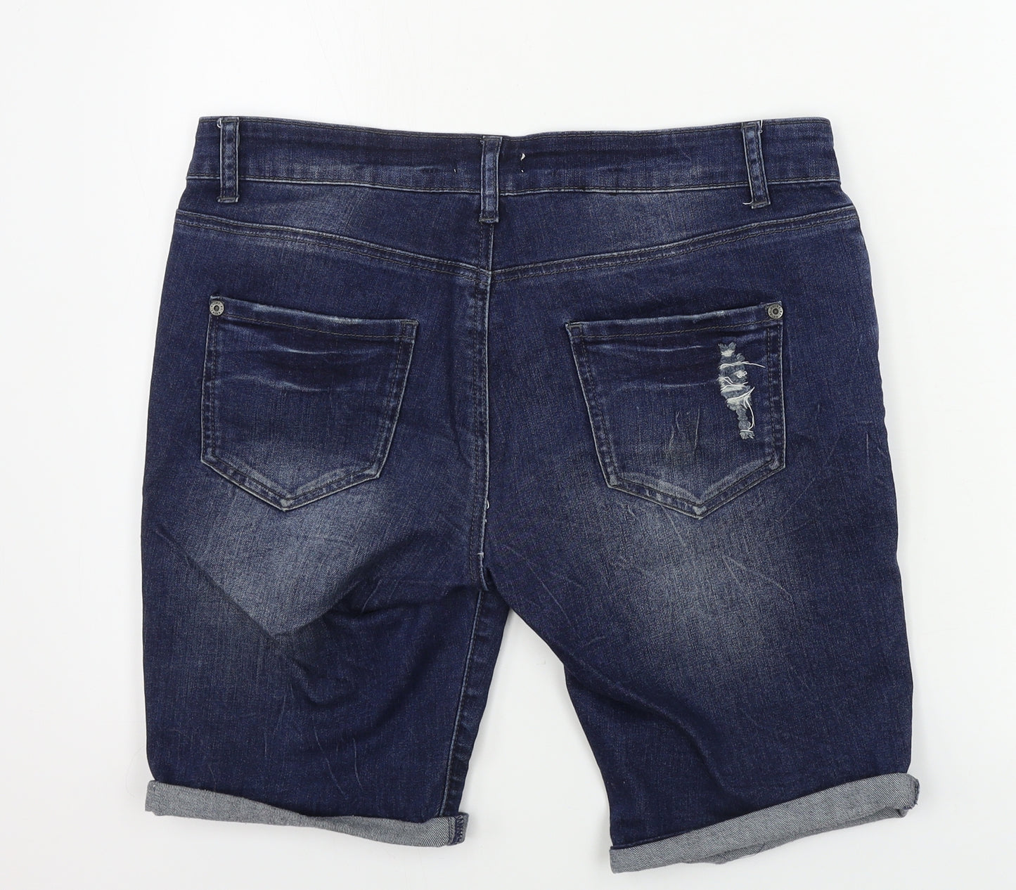 re denim  Womens Blue   Cut-Off Shorts Size 10