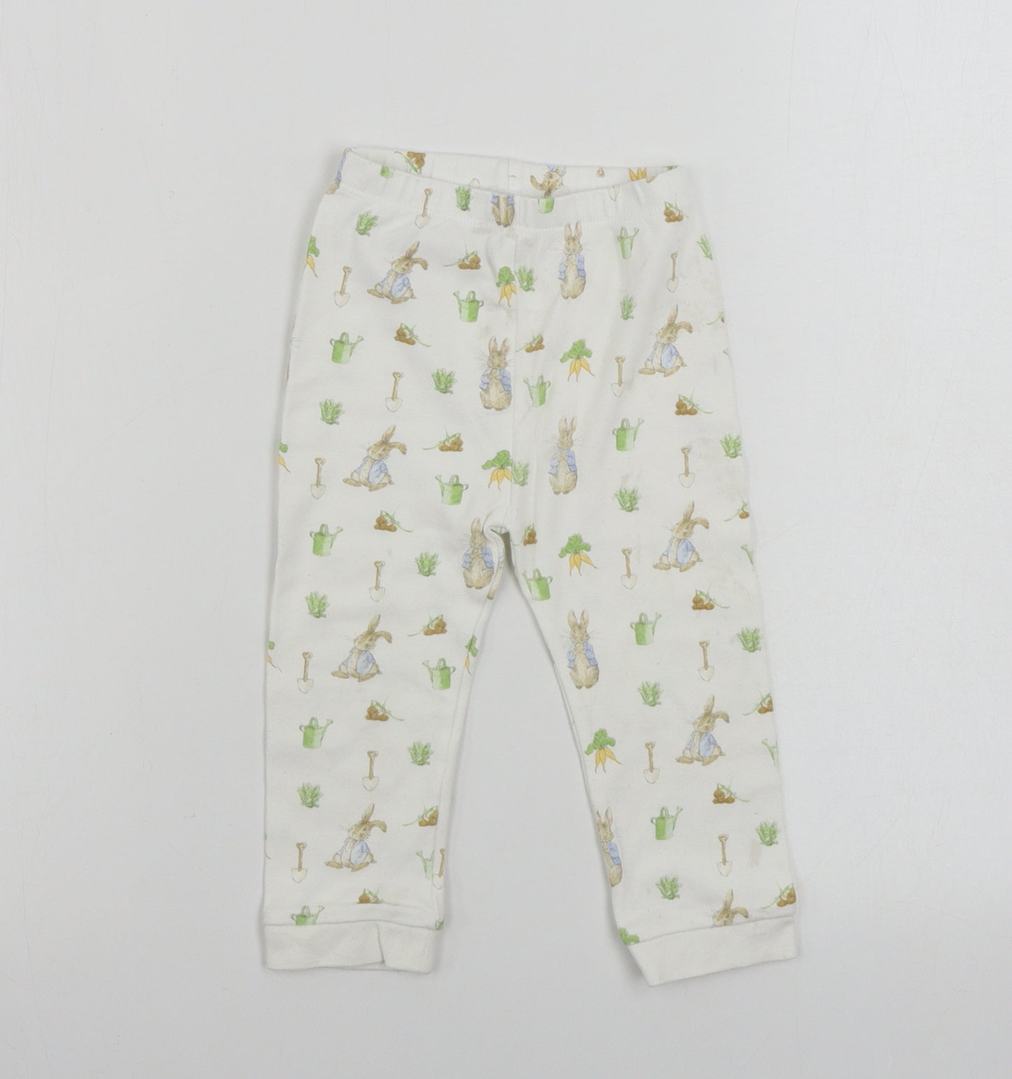 Peter Rabbit  Boys White   Jogger Leggings Size 18-24 Months
