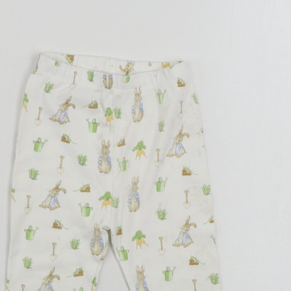 Peter Rabbit  Boys White   Jogger Leggings Size 18-24 Months