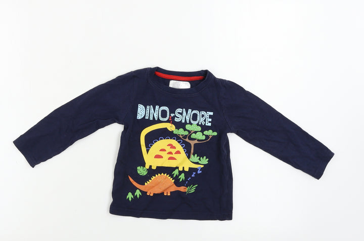 PJ Collections Boys Blue Basic T-Shirt Size 2-3 Years