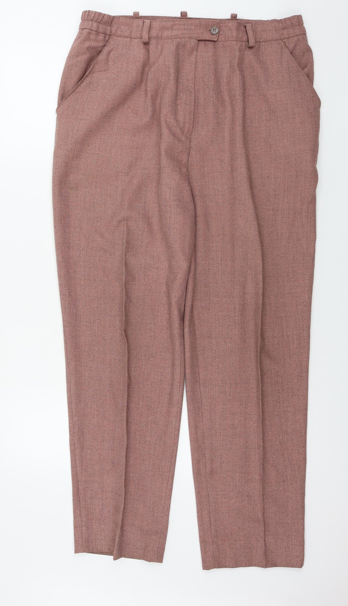 peter anne Womens Pink   Trousers  Size 16 L28 in