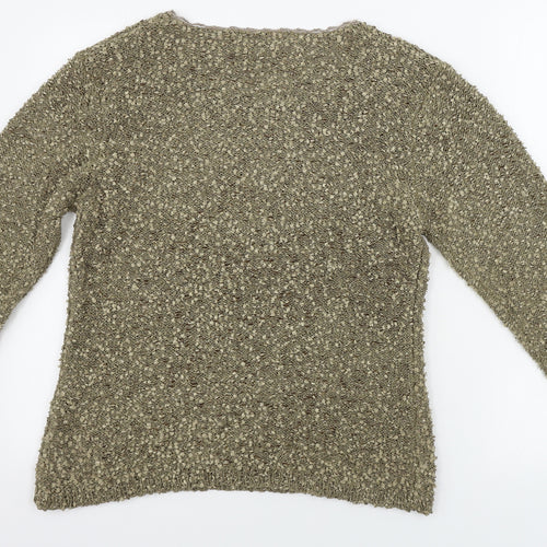 ALEXARA Womens Green   Pullover Jumper Size M