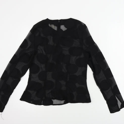 H&M  Womens Black   Basic Blouse Size 6