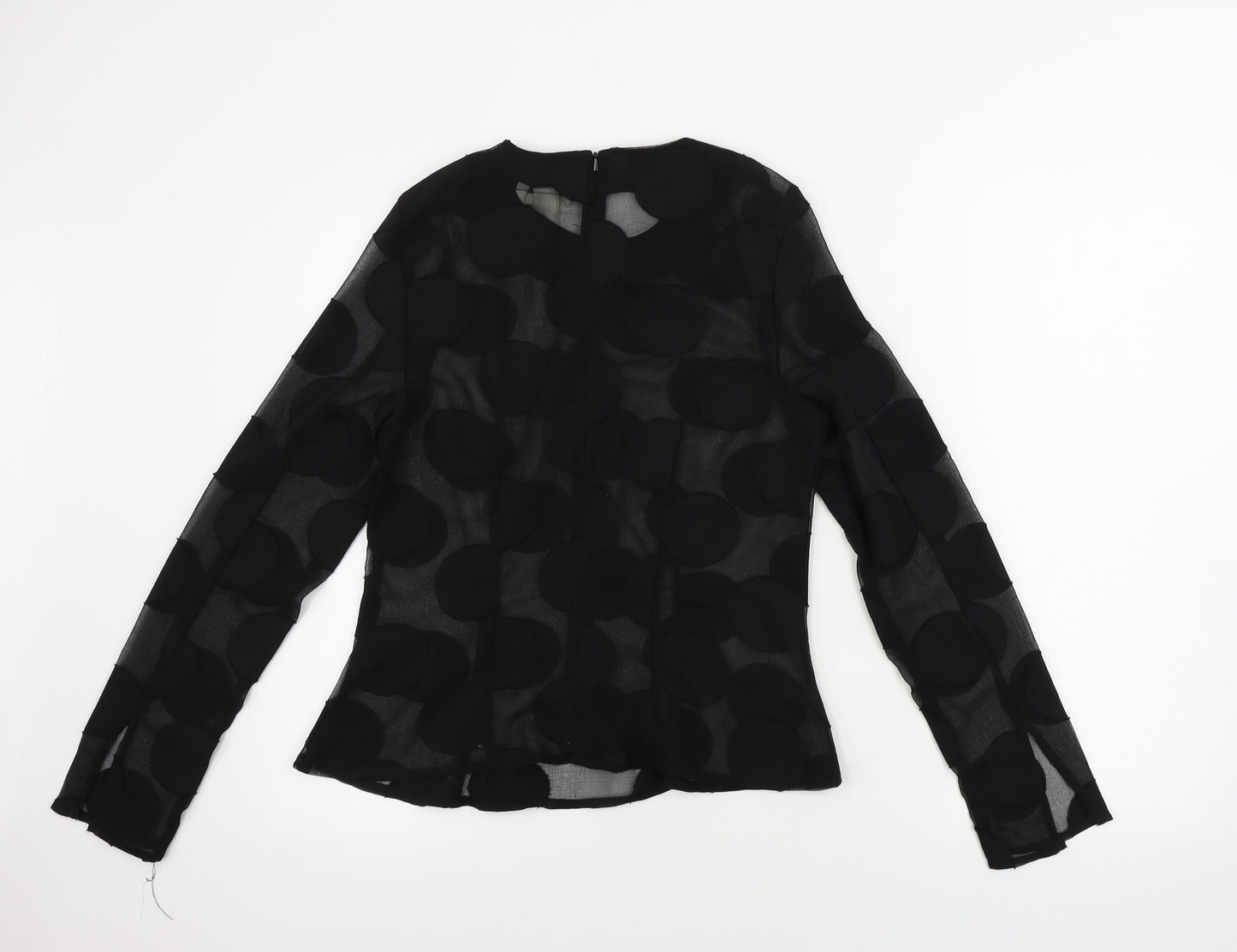 H&M  Womens Black   Basic Blouse Size 6