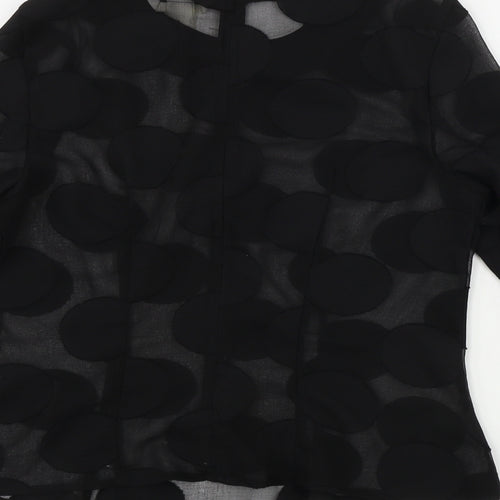 H&M  Womens Black   Basic Blouse Size 6