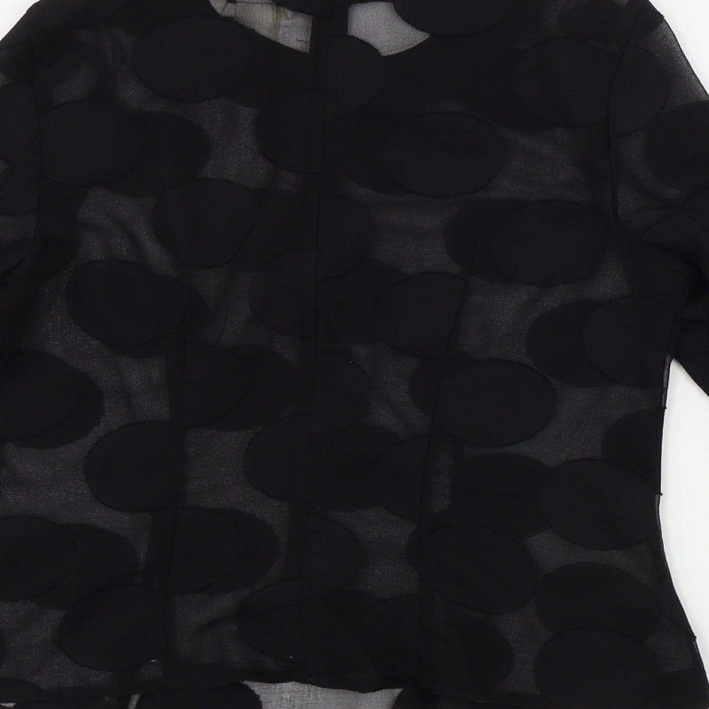 H&M  Womens Black   Basic Blouse Size 6