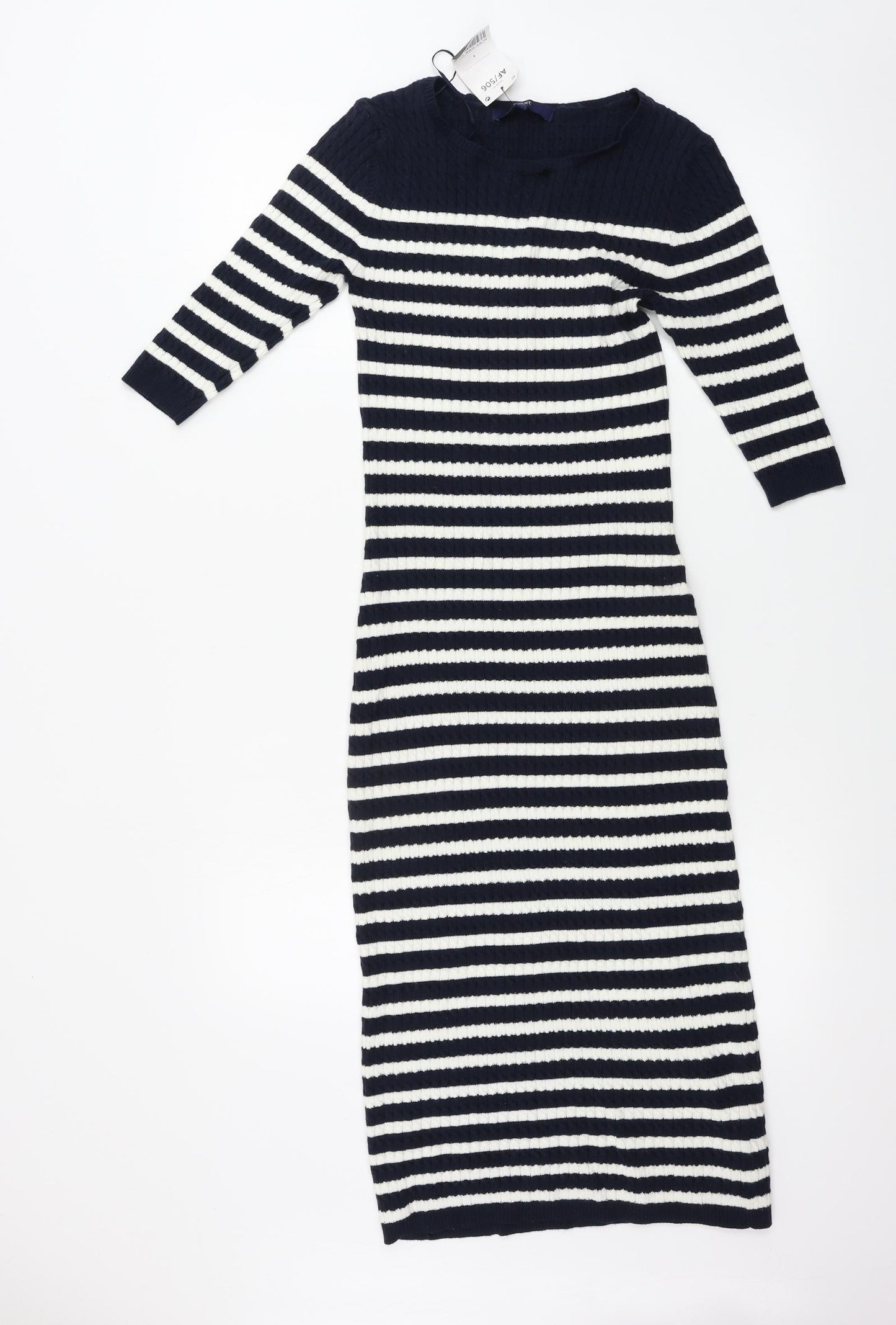 NEXT  Womens Blue Striped  Jumper Dress  Size 6
