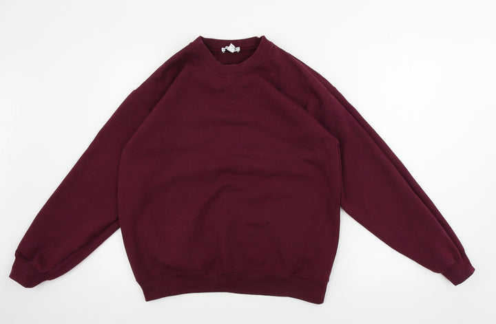 Topshop Mens Purple Pullover Jumper Size M