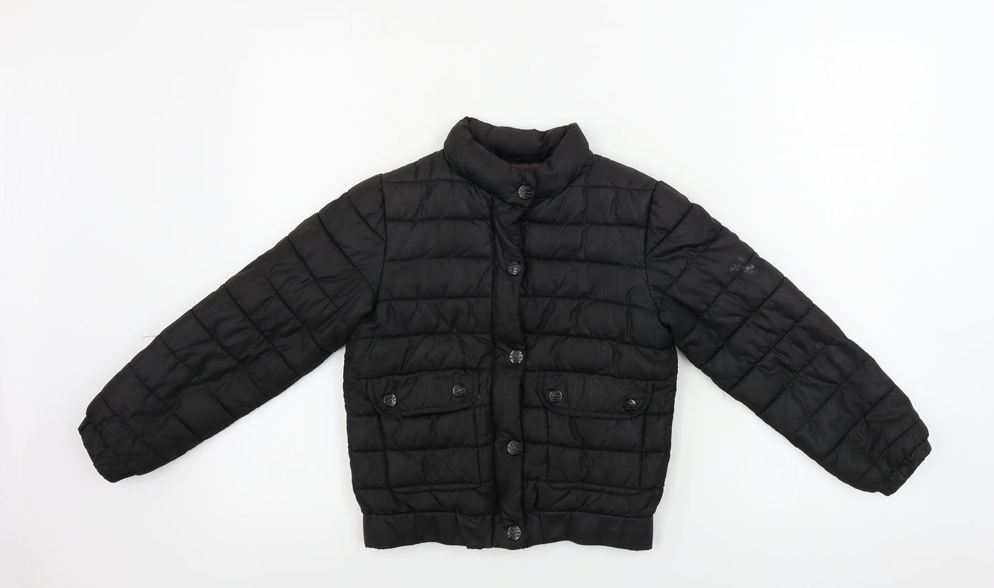 NEXT  Boys Black   Jacket Coat Size 7-8 Years